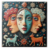 Three Performance Artists タイル (正面)