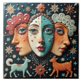 Three Performance Artists タイル