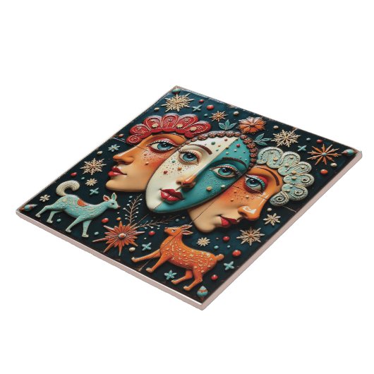 Three Performance Artists タイル (側面)