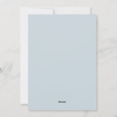 Three-Photo Birth Announcement Card - Personalized シーズンカード (裏面)