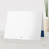 THREE PHOTO Letters Blue Boys 3rd誕生日 カード (裏面)