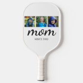 Three Photo Sports Mom  ピックルボールラケット (裏面)