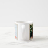 Three photos and name, beige Sci-Fi Frame エスプレッソカップ (裏面)