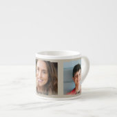 Three photos and name, beige Sci-Fi Frame エスプレッソカップ (正面右)