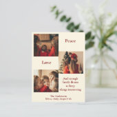 Three Picture Holiday Card シーズンポストカード (スタンド正面)