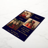 Three Picture Holiday Card 箔シーズンカード (回転した状態)