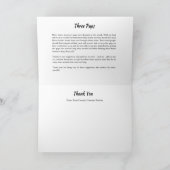 Three Pups TCHS Thank You カード (内部)