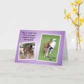 Three Pups TCHS Thank You カード (黄色い花)