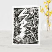 Three Quarter カード (黄色い花)