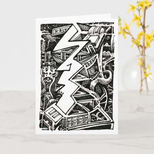 Three Quarter カード (黄色い花)