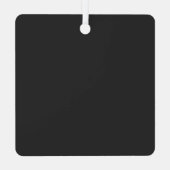 Three Raccoons With The Moon Galaxy Christmas  メタルオーナメント (裏面)