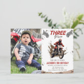 Three Race Dirt Bike Adventure 3rd Birthday写真 招待状 (スタンド正面)