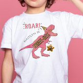 Three-Rex恐竜 3歳誕生日 幼児用Tシャツ トドラーTシャツ