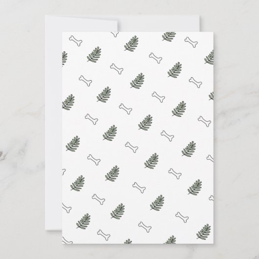 Three Rex Birthday Party Invitation 招待状 (裏面)