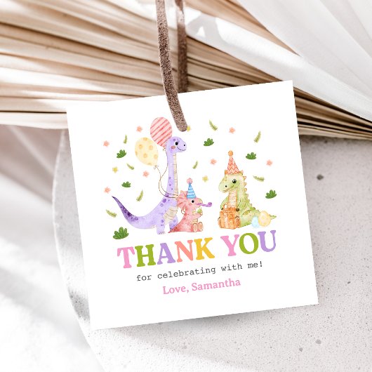 Three Rex Dinosaur Birthday フェイバータグ