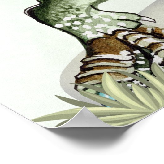 Three Rex - Funny Birthday 3rd Boy Dinosaur ポスター (角)