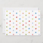 Three Ring Circus 3rd Birthday Carnival Photo 招待状 (裏面)