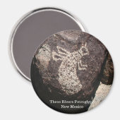 Three Rivers Petroglyph マグネット (正面/裏面)