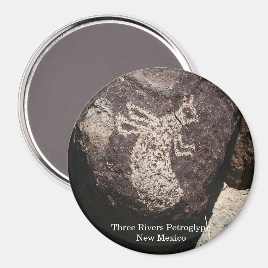 Three Rivers Petroglyph マグネット (正面/裏面)