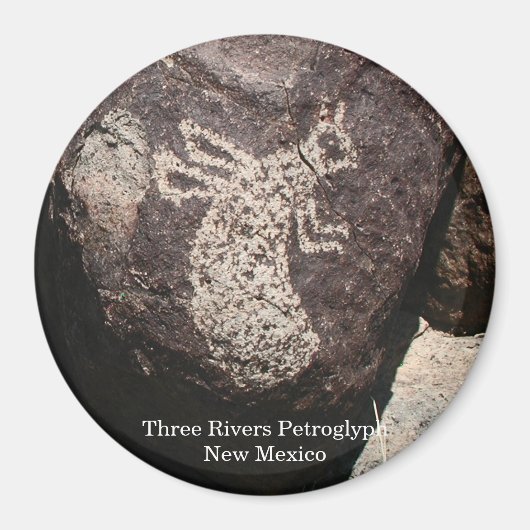 Three Rivers Petroglyph マグネット (正面)