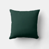 Three Shamrocks with Crossed Stems Accent Pillow クッション (裏面)