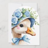 Three Silly Goose Boy 3rd Birthday  Invitation 招待状 (裏面)