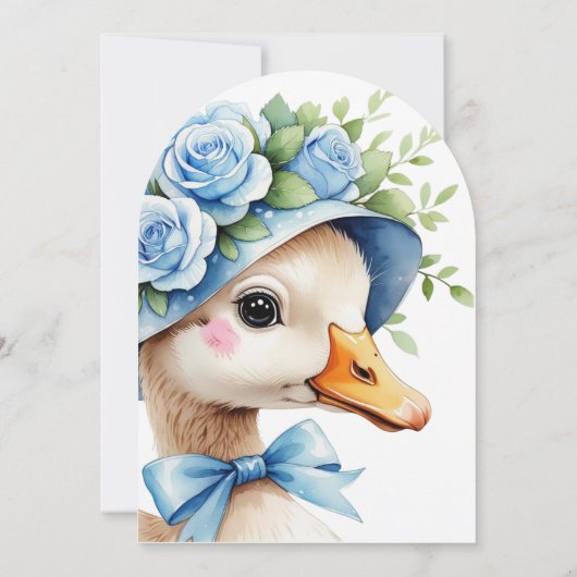 Three Silly Goose Boy 3rd Birthday  Invitation 招待状 (裏面)