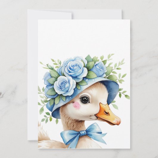 Three Silly Goose Boy 3rd Birthday  Invitation 招待状 (裏面)