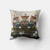 Three singing mice, Christmas fun! クッション (裏面)