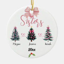 Three Sisters Christmas Tree With Custom names