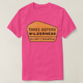 Three Sisters Wilderness Willamette National Fores Tシャツ (デザイン正面)
