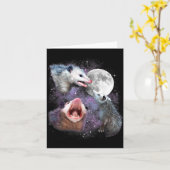 Three Ssums Moon 3 Osums Dead Moon Weird Cursed Me カード (黄色い花)