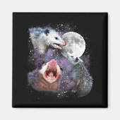 Three Ssums Moon 3 Osums Dead Moon Weird Cursed Me マグネット (正面)