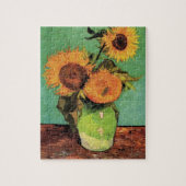 Three Sunflowers in a Vase by Vincent van Gogh ジグソーパズル (縦)