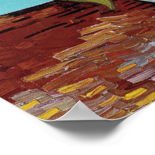 Three Sunflowers | Vincent Van Gogh ポスター (角)