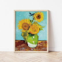 Three Sunflowers | Vincent Van Gogh