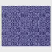 Three-Toned Purple Stars and Diamonds Geometric ラッピングペーパー (フラット)