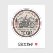 Three twisted sisters , tx 335,tx 336,tx 337 road シール (シート)