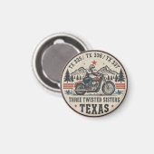 Three twisted sisters , tx 335,tx 336,tx 337 road マグネット (正面/裏面)