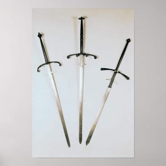 Three two-handed swords, 1570 ポスター (正面)