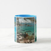 Three Vertical Strip Boho Photo マグカップ (中央)