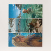 Three Vertical Strip Boho Photo 16x20 ジグソーパズル (縦)