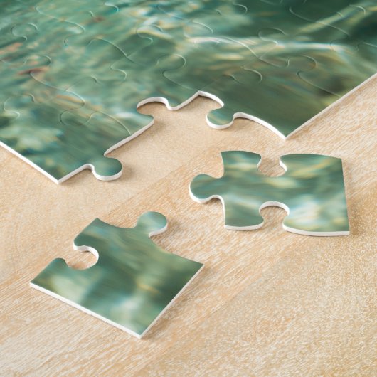 Three Vertical Strip Boho Photo 16x20 ジグソーパズル (側面)