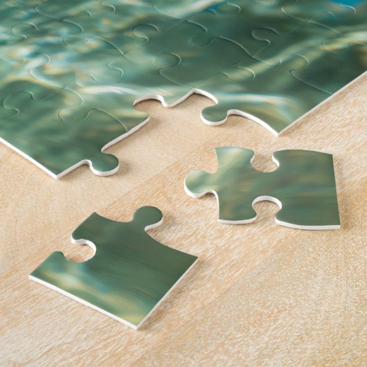 Three Vertical Strip Boho Photo 20x30 ジグソーパズル (側面)