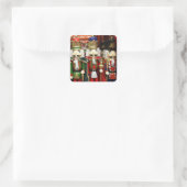 Three Wise Crackers - Nutcracker Soldiers スクエアシール (バッグ)