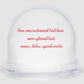 Three Wise Dachshunds Snow Globe (裏面)