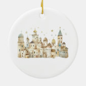 Three Wise Men Baby's First Christmas Nativity セラミックオーナメント (裏面)