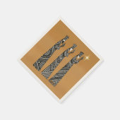 Three Wise Men Black & White Christmas Nativity スタンダードカクテルナプキン (角)