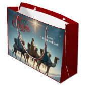 Three Wise Men Christmas ラージペーパーバッグ (裏面アングル)