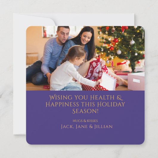 Three Wise Men Christmas Holiday写真 シーズンカード (裏面)